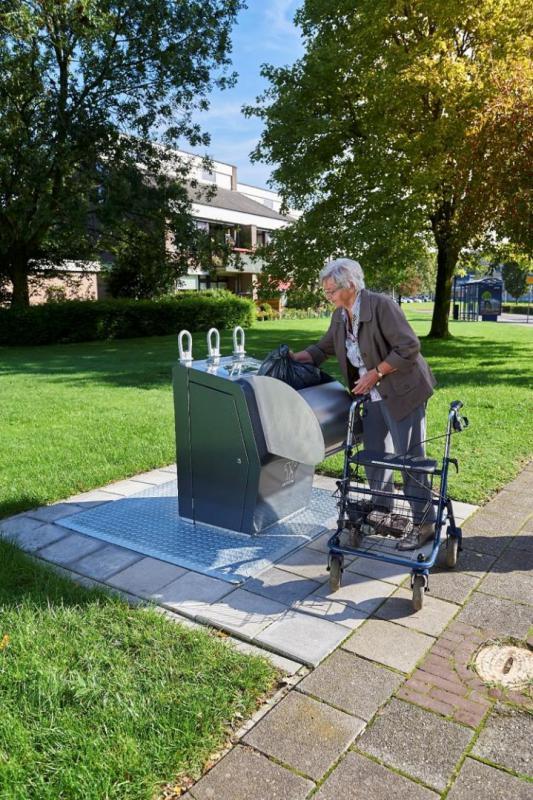 Ondergrondse afvalcontainer Metro